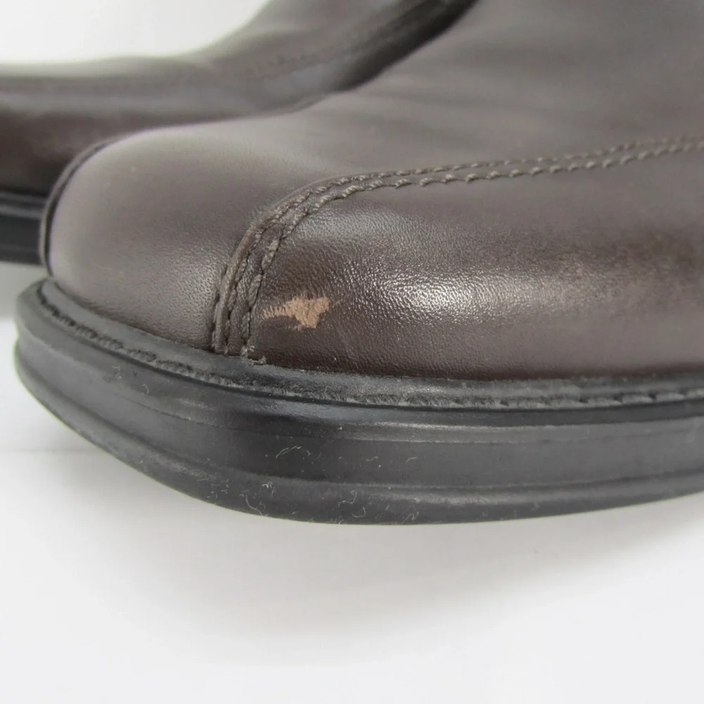Clarks‎ Brown Leather Loafers 11M Slip On